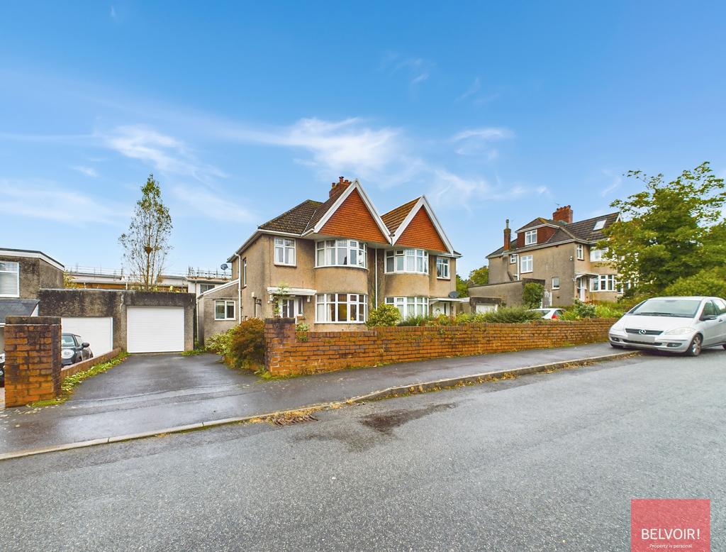 Glan Yr Afon Gardens, Sketty, Swansea, SA2 3 bed semidetached house for sale £335,000