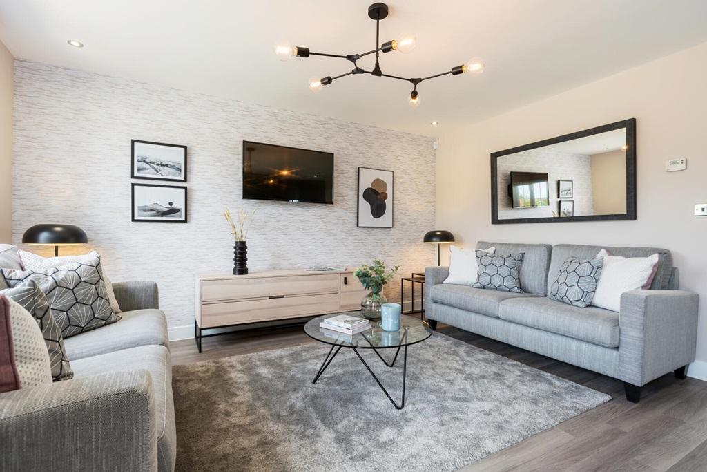 Plenty of space for two sofas