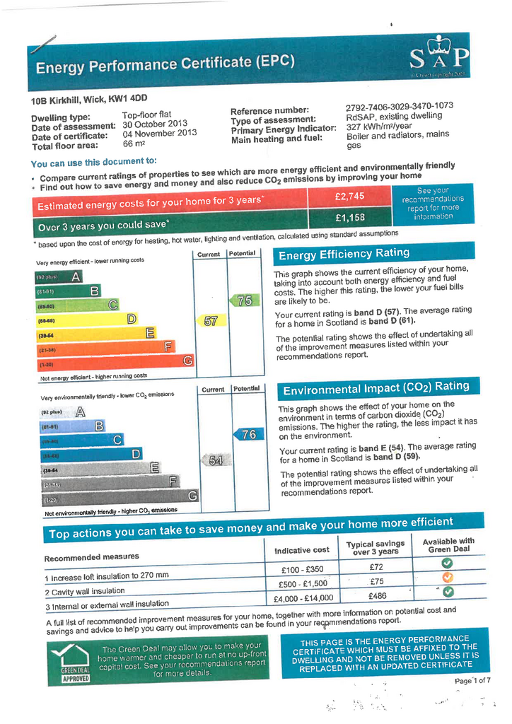 EPC Certificate