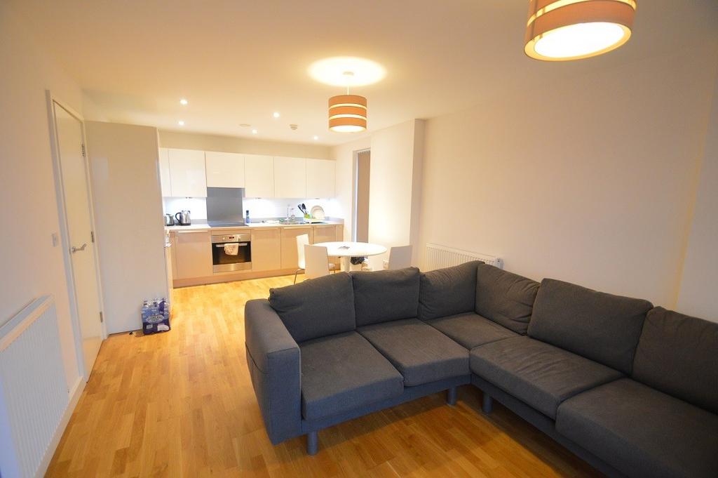 Lounge and kitchen