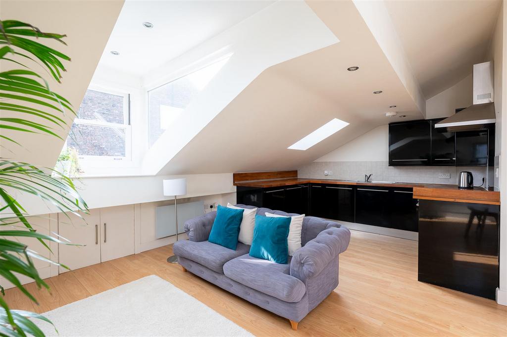 Open plan living area