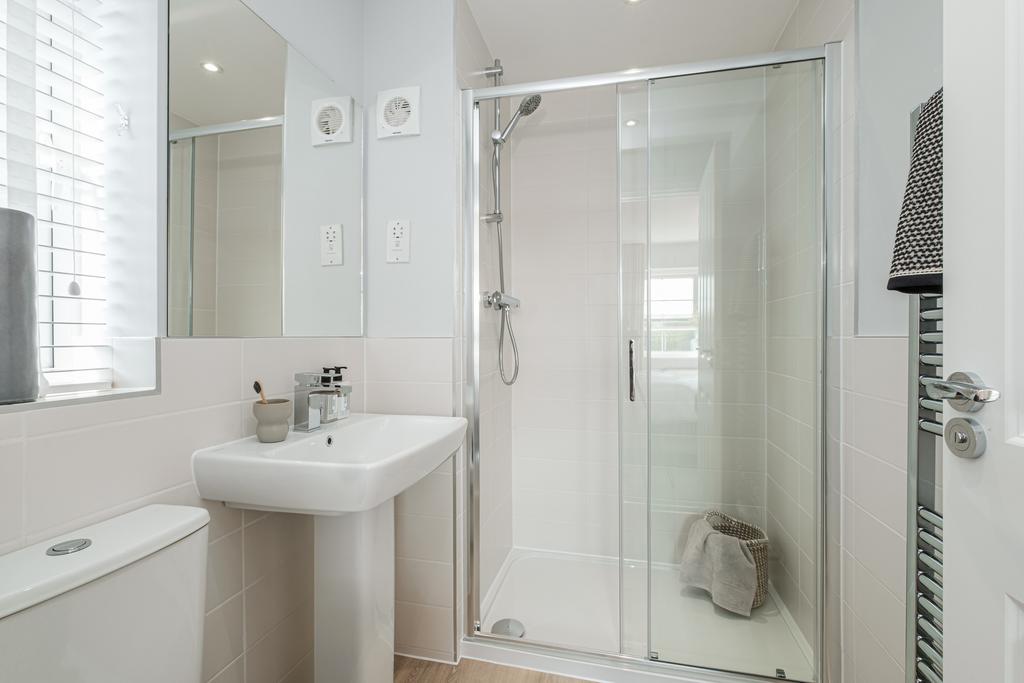 Interior view of the en suite in our 4 bed...