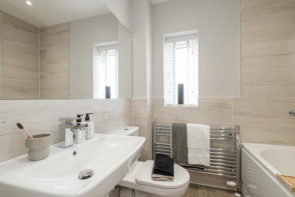 Interior view of the bathroom in our 4 bed...