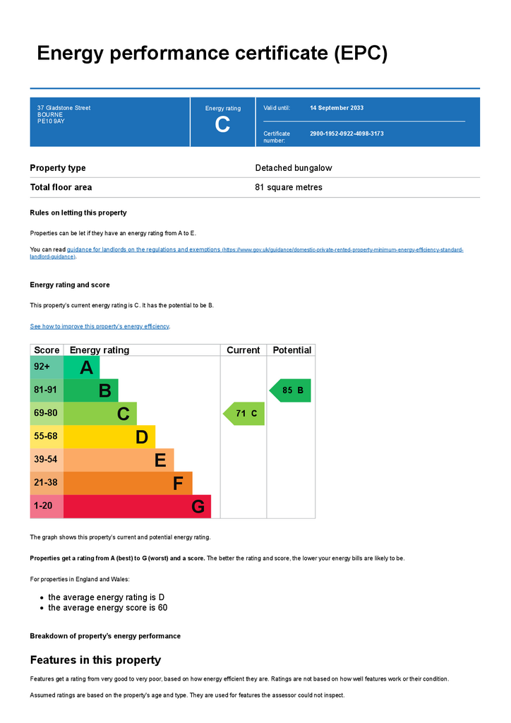 EPC Certificate