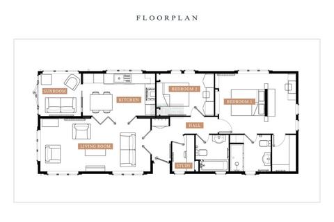 2 bedroom park home for sale - Anniversary, Kinloss Retirement Park, Kinloss