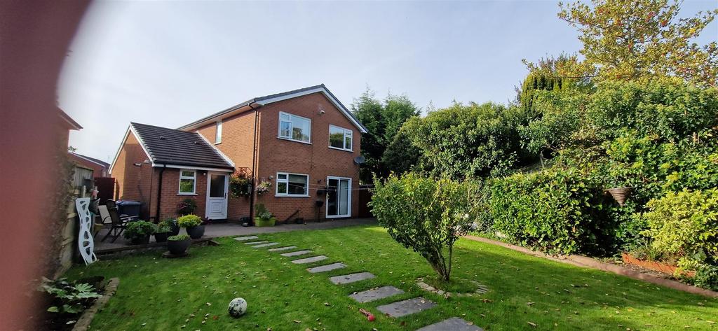 Rear of property