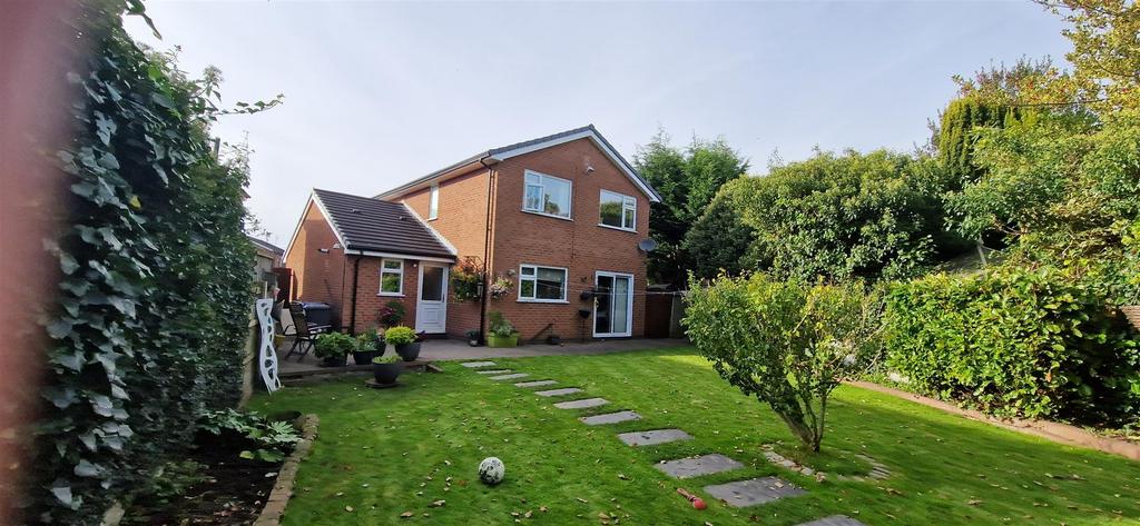 Rear of property