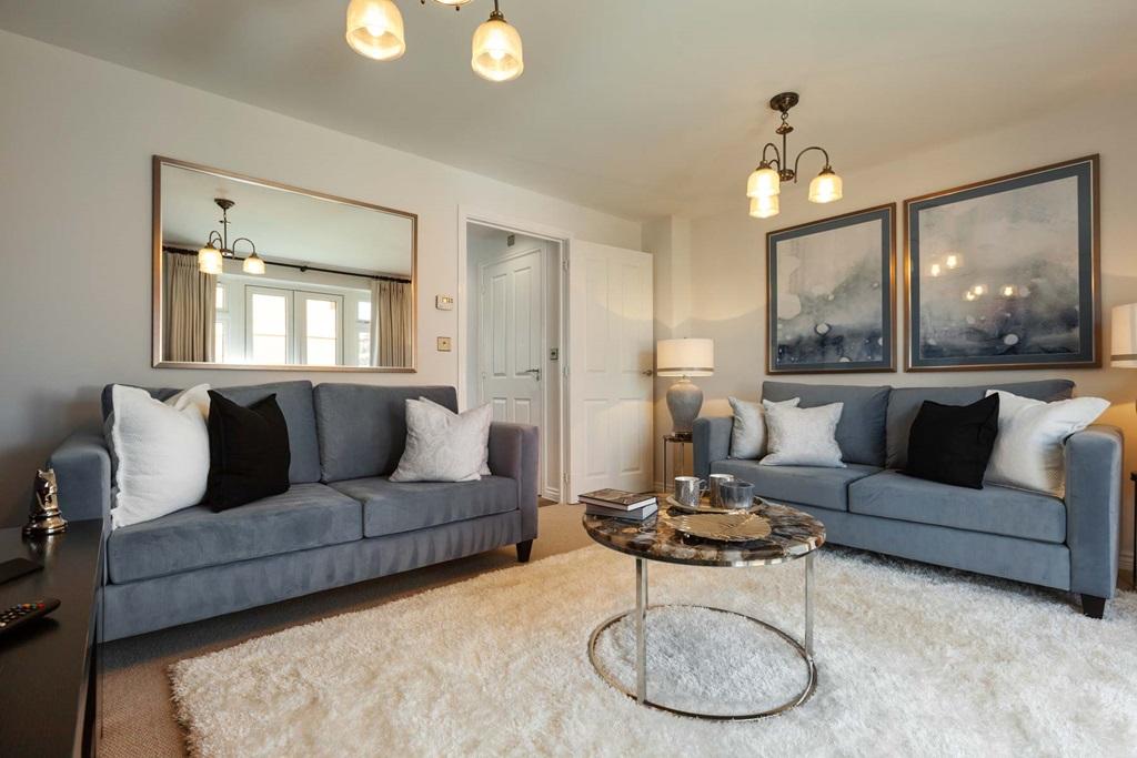 Plenty of space for two 3 seater sofas