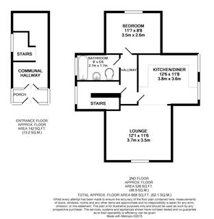 1 bedroom apartment to rent, Carlton Road, South Croydon, CR2