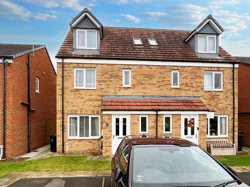 Maidstone Gardens, Ashington, Northumberland, NE63 9WG 4 bed semidetached house for sale £169,950