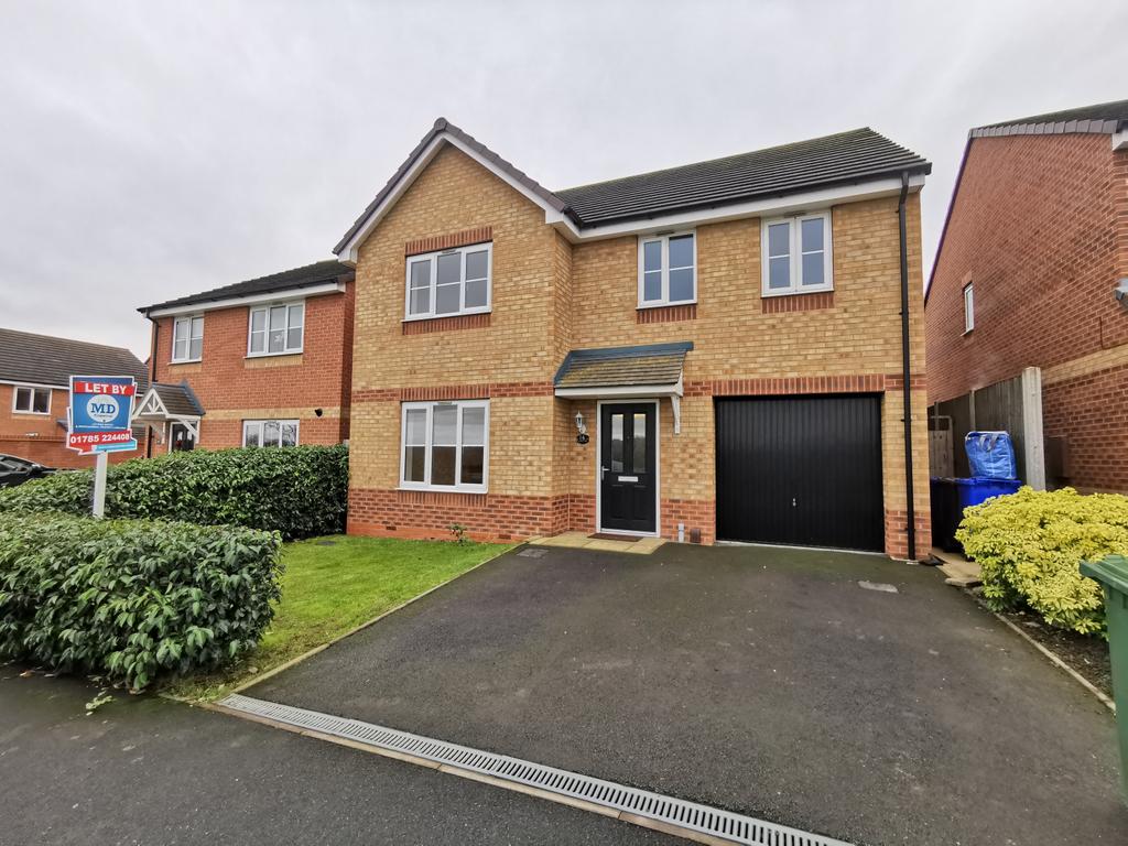 Quincy Way, Stafford, ST16 4 bed detached house £1,350 pcm (£312 pw)