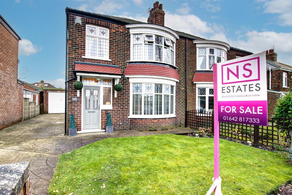 Fairfield Avenue, Linthorpe, Middlesbrough, TS5 3 bed semidetached house for sale £190,000