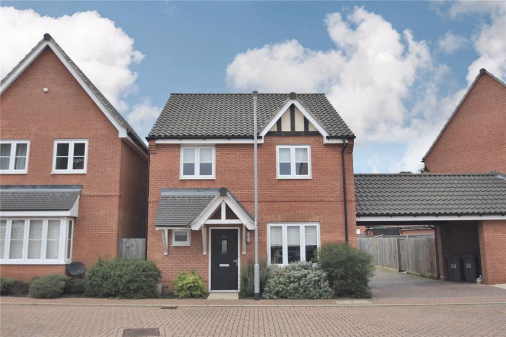Nightingale Way, Martlesham, Woodbridge, IP12 4 bed detached house for