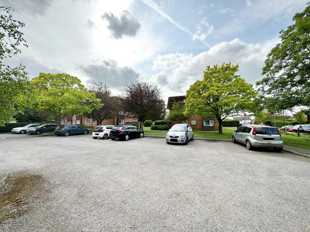 View of parking area to rear