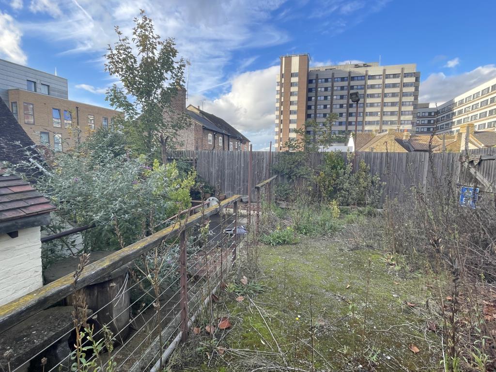 View of rear garden at town centre