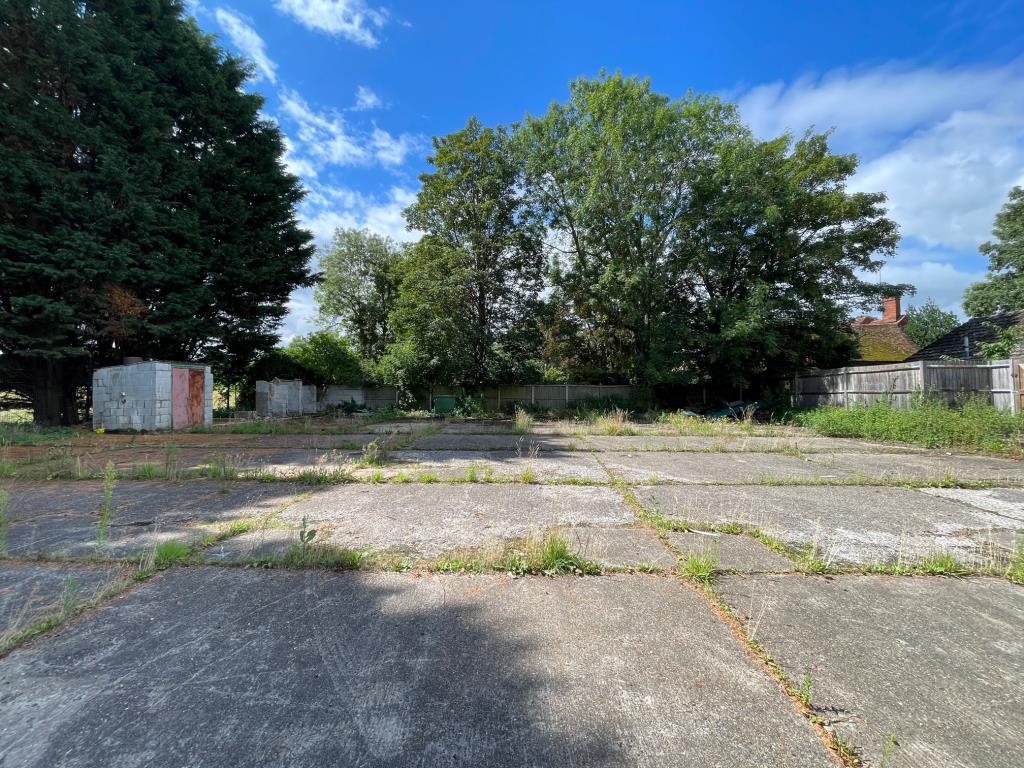 View across the yard from units to other side