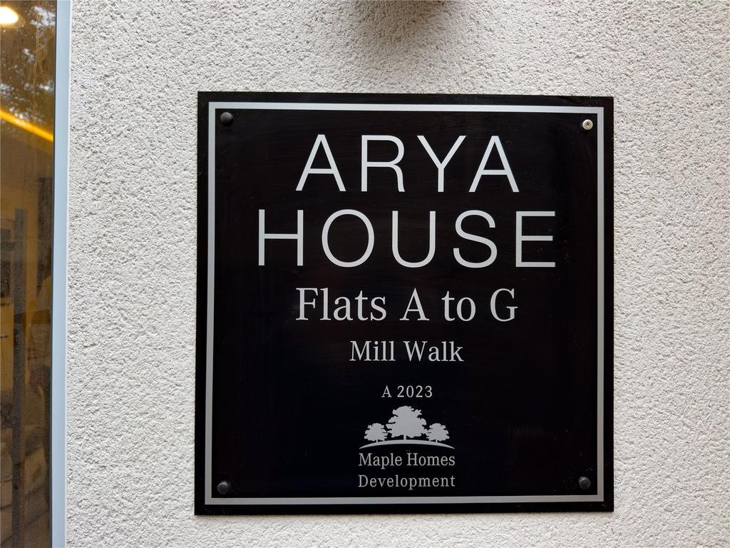 Arya House Signage