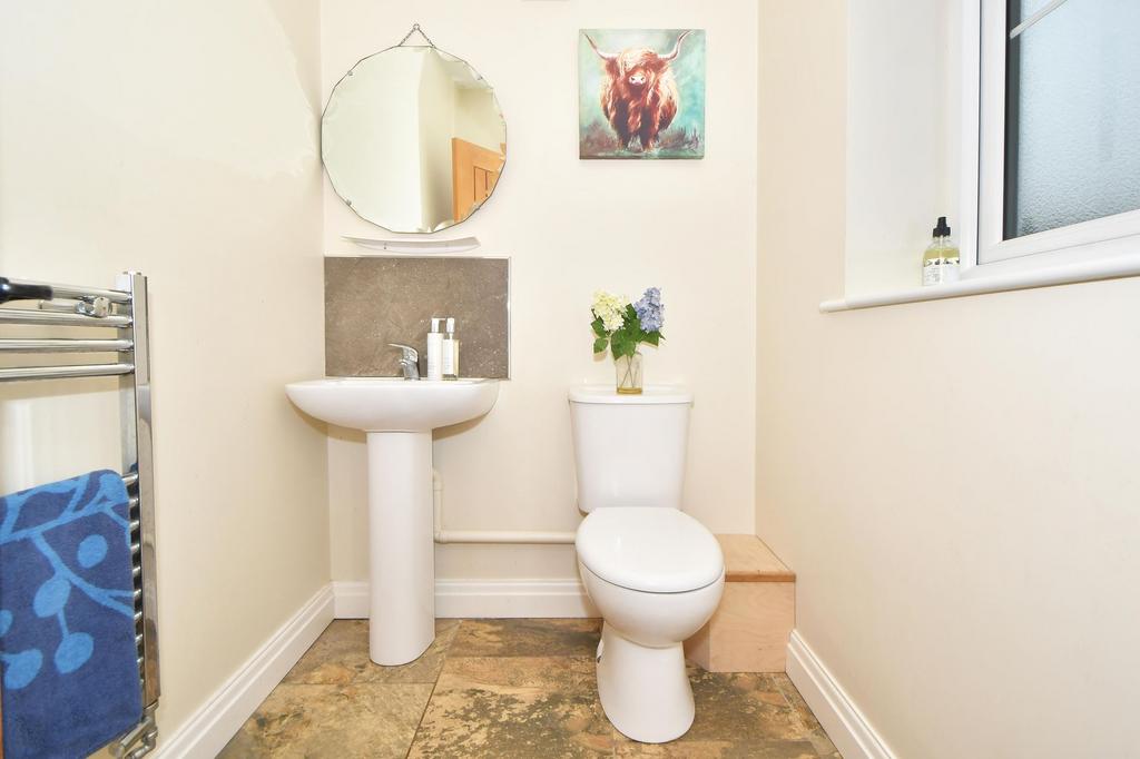 Ground floor cloakroom