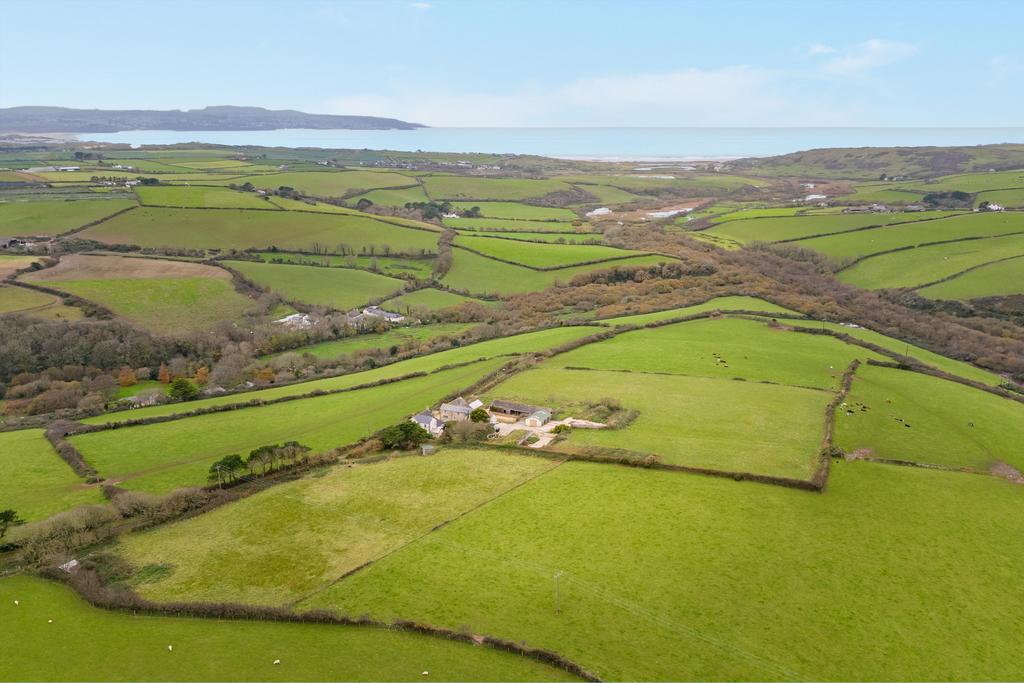 Higher Kehelland, Camborne, Cornwall, TR14.. 4 bed farm house for sale