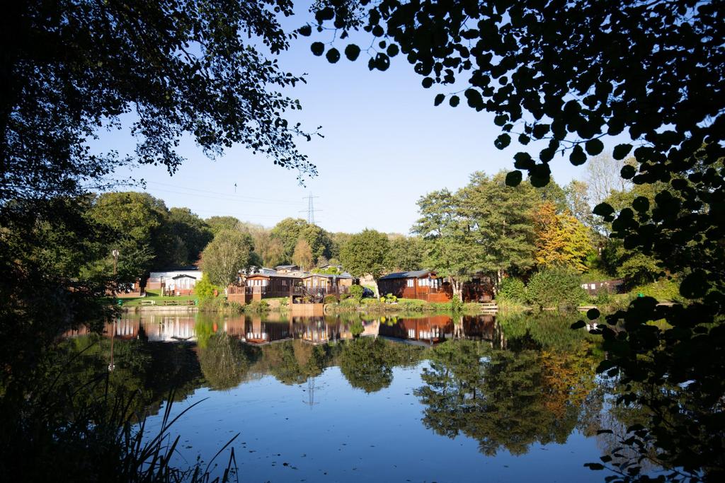 View of Lodge from Other Side of Lake