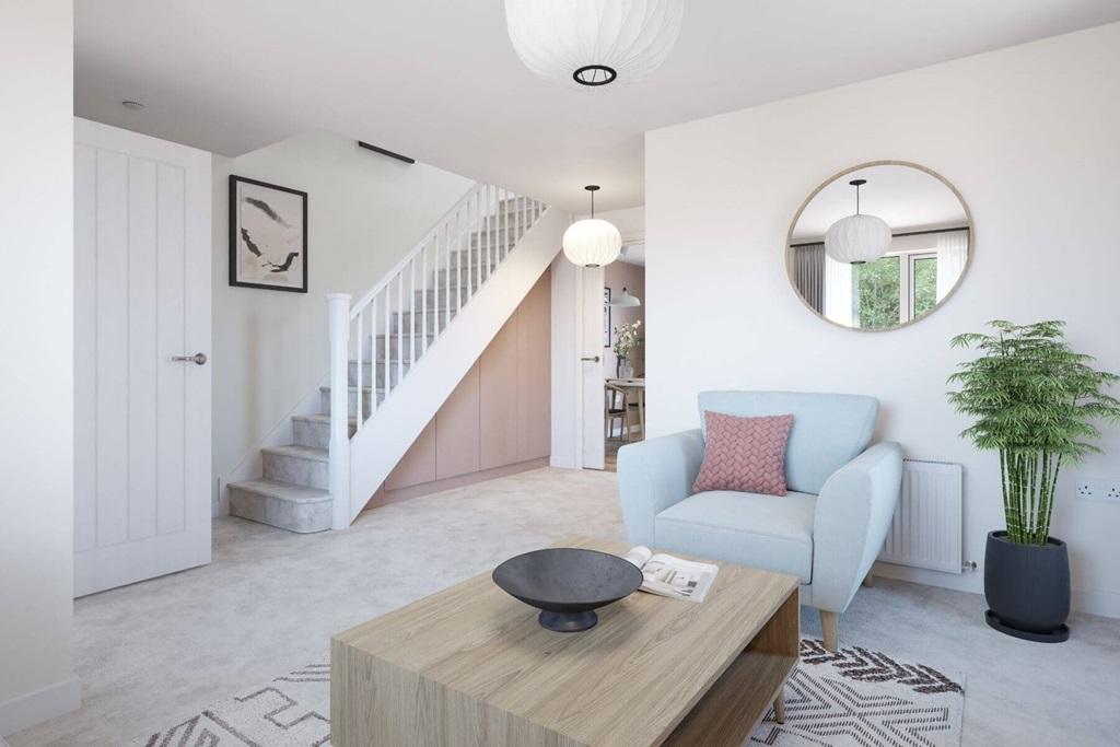 Light and airy with views to the front