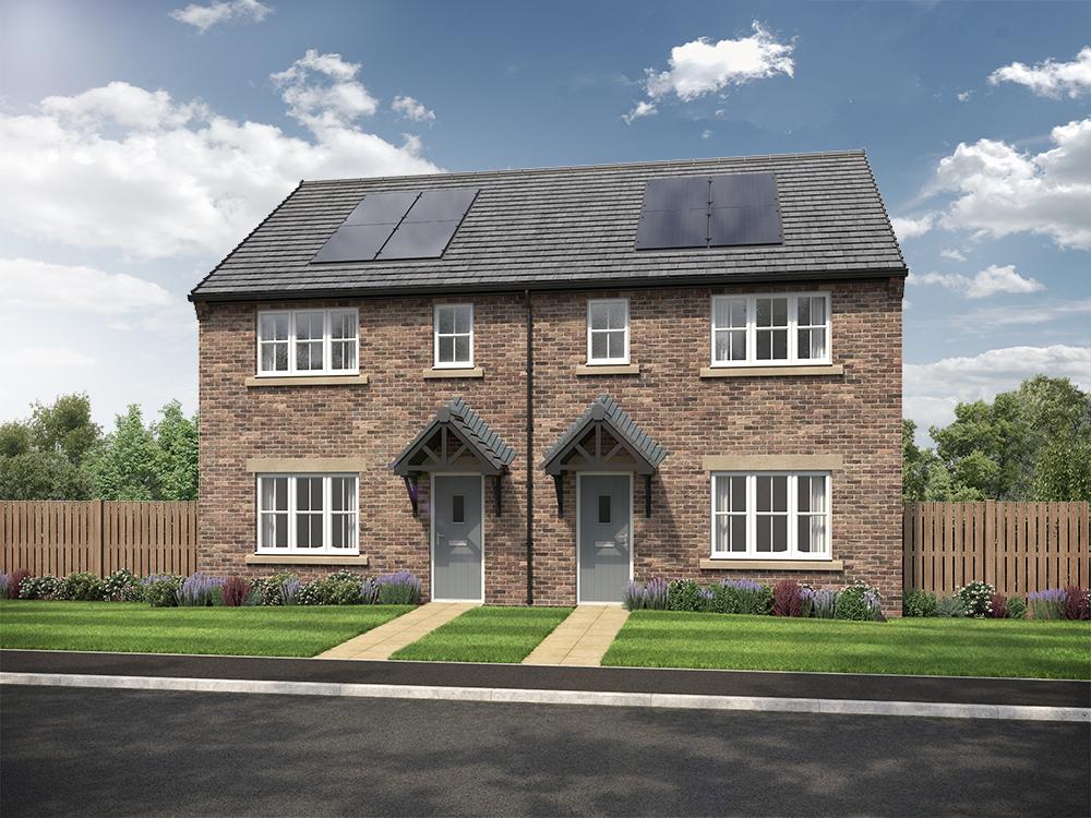 External CGI of 3-bedroom Fulford