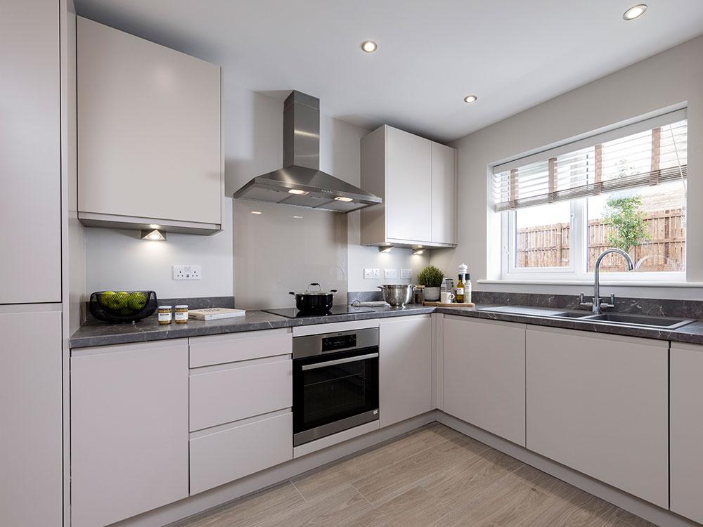 High quality kitchen with integrated appliances