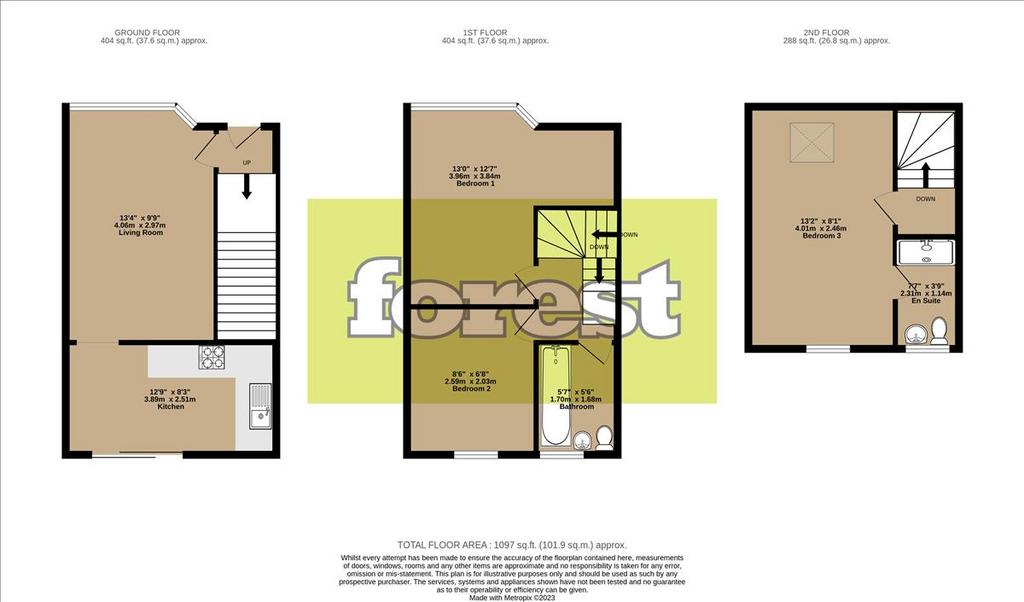 Guildford Avenue, Feltham, Middlesex, TW13 3 bed terraced house for