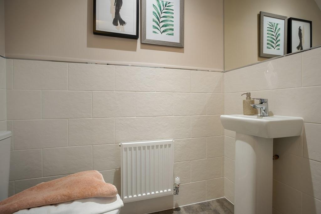 Convenient downstairs toilet