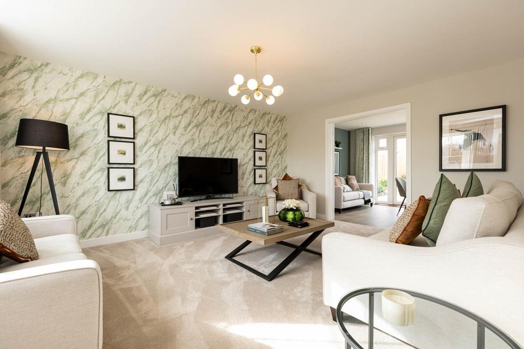 Open plan lounge for the whole family