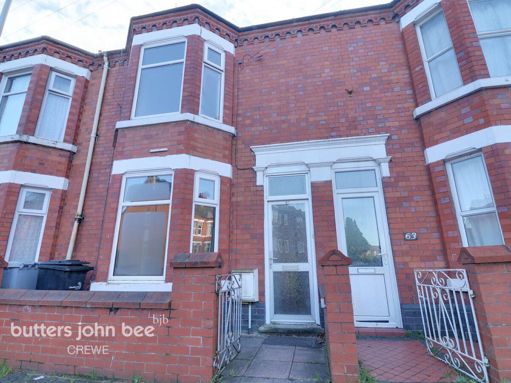 Catherine Street, Crewe 3 bed terraced house for sale £130,000