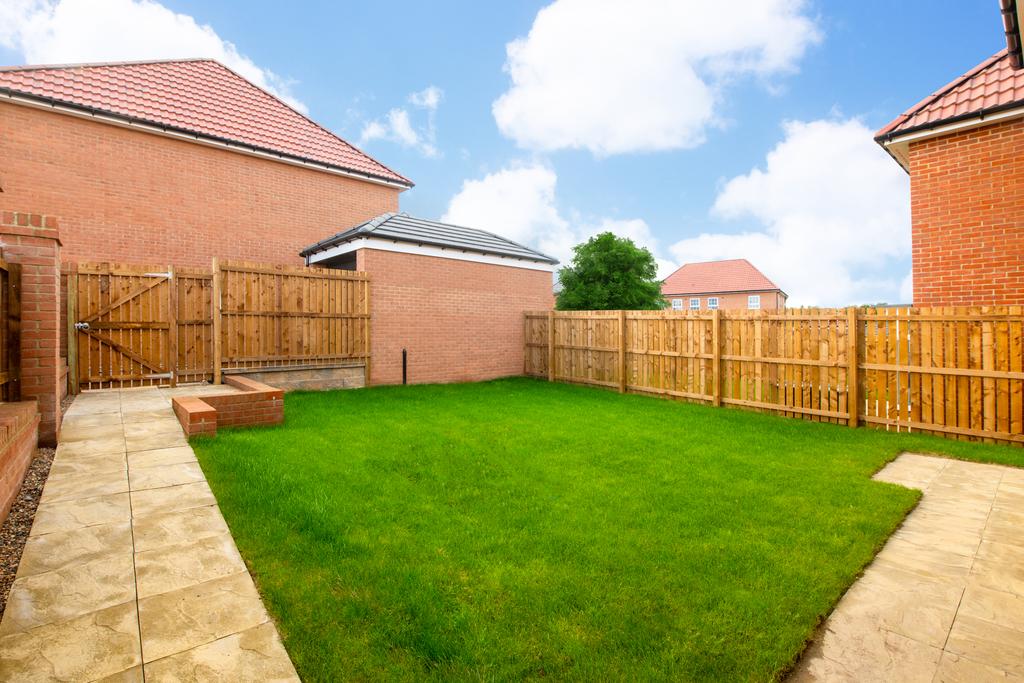 View of garden from 4 bedroom Kirkdale home