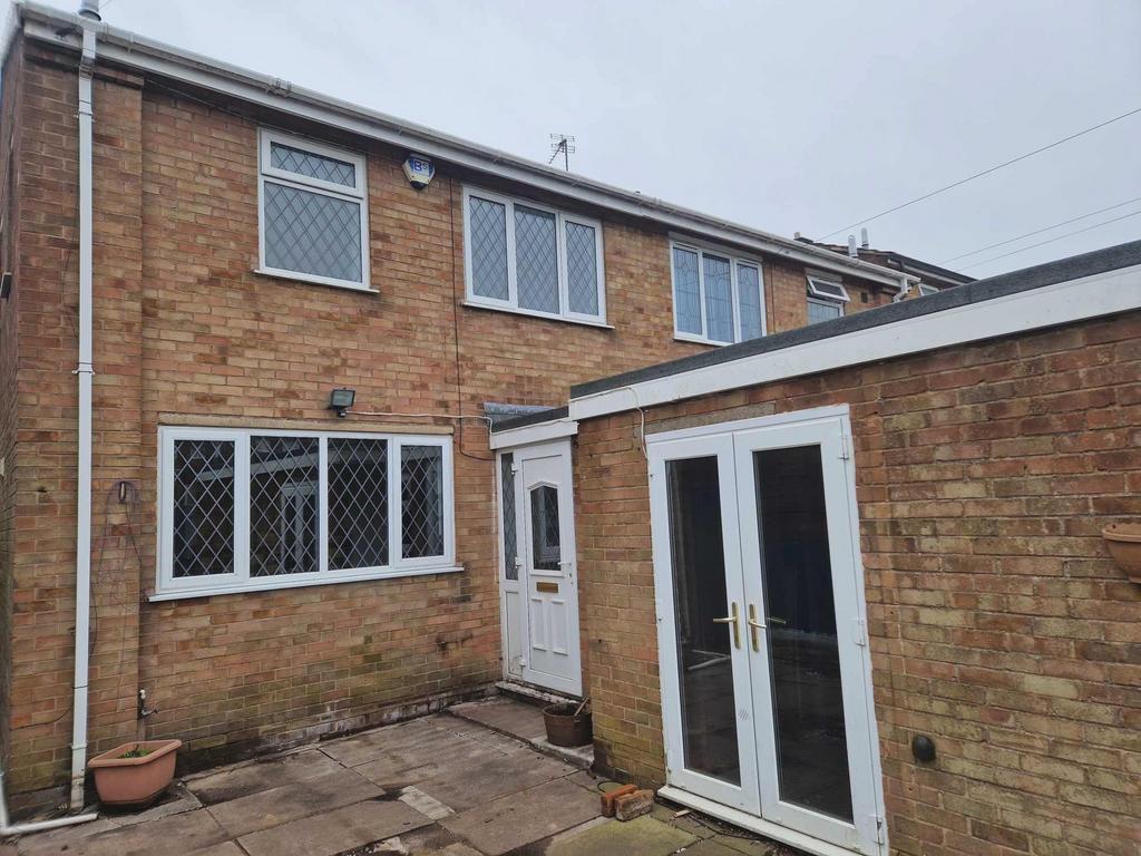 Rear of property