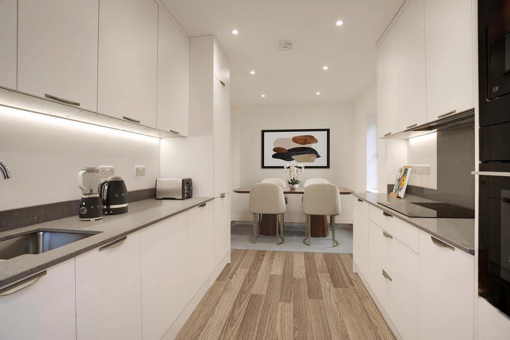 Kitchen and dining area