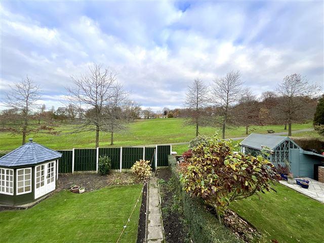 Rear garden & views