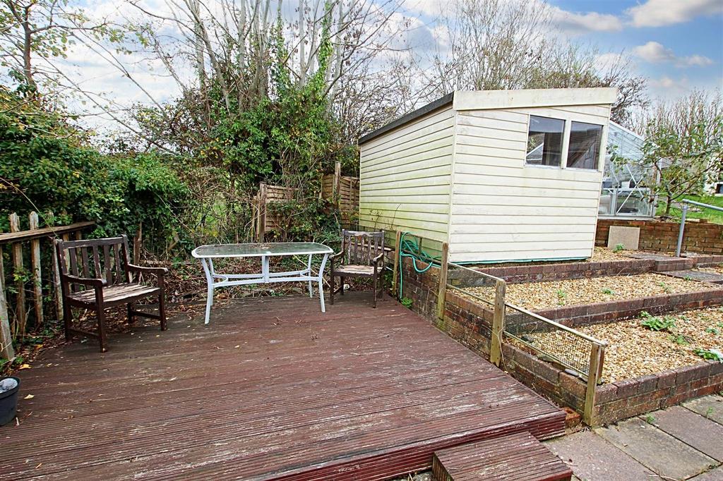 Rear patio and decking