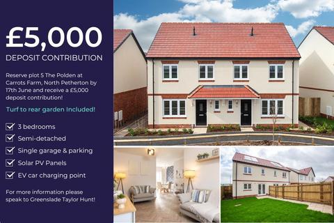 3 bedroom semi-detached house for sale, The Polden, Carrots Farm, Bridgwater Road, North Petherton, Bridgwater, Somerset, TA6