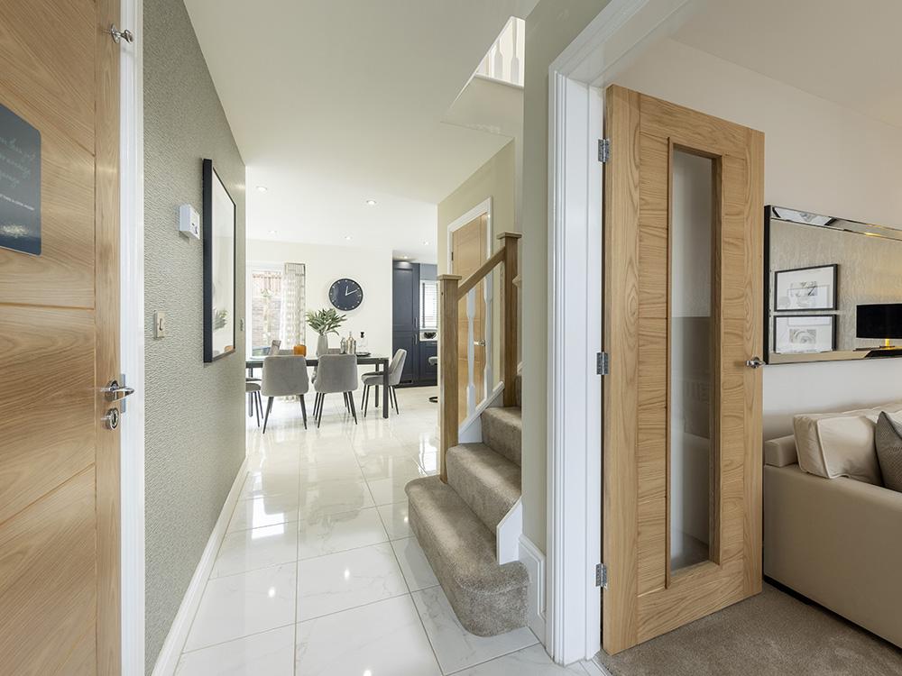 Light and spacious hallway