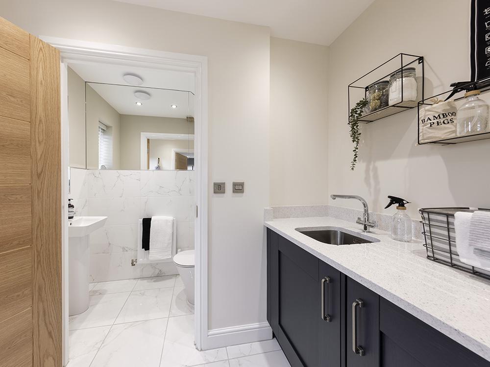 Utility room and WC