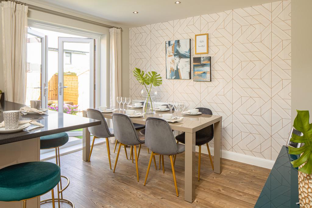 Dining area in the Chester 4 bedroom home