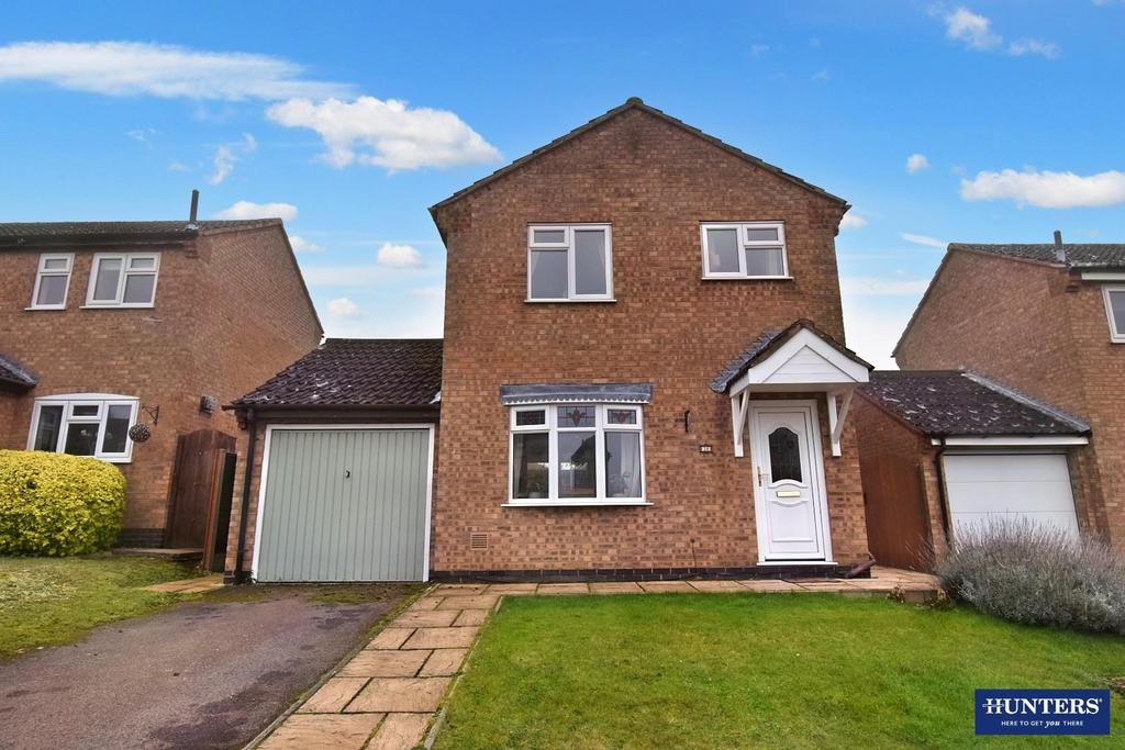 Wards Closes, Wigston 3 bed detached house for sale £330,000