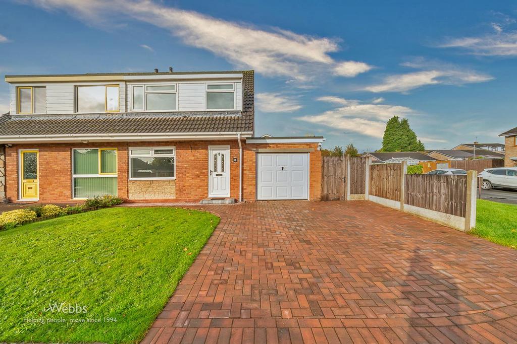 Meadowhill Drive, Cannock WS11 3 bed semidetached house for sale £