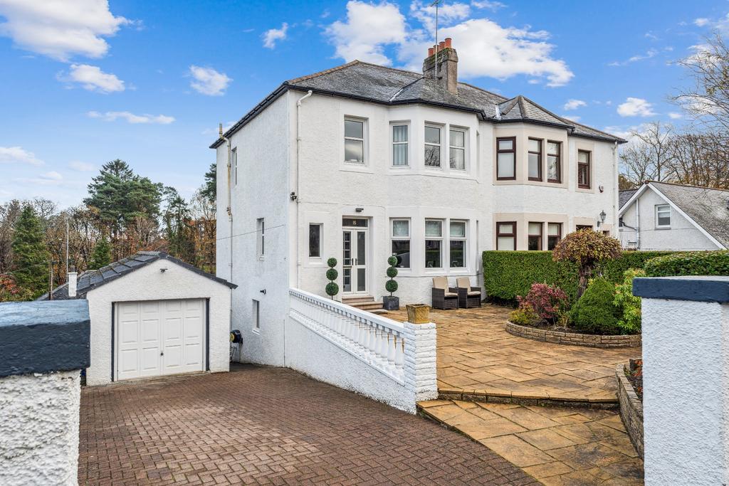 Woodvale Avenue, Giffnock, East Renfrewshire, G46 6RG 4 bed semi