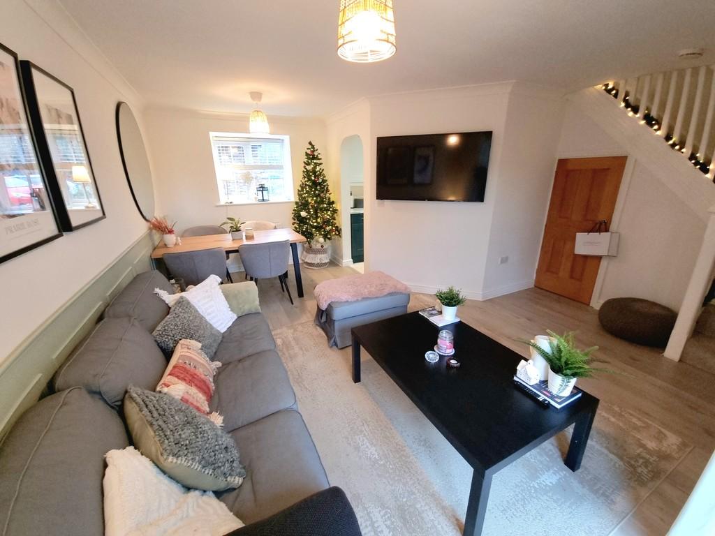 The living room.