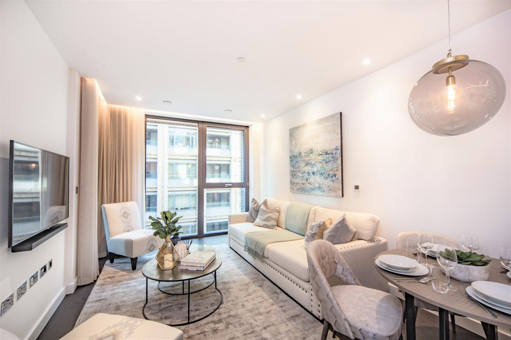 3rd floor 2 bedrooms 864sq ft Nine Elms SW11