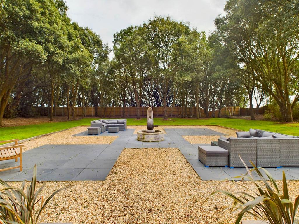 Communal patio