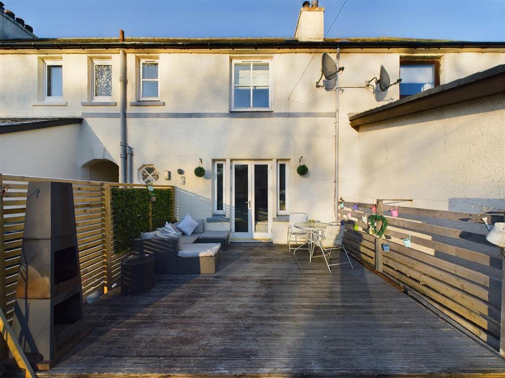 Rear patio