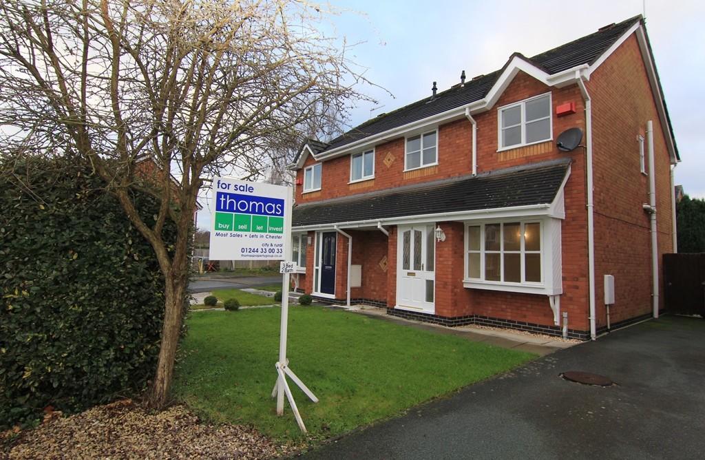 Thornhill Close, Broughton, Flintshire, CH4 3 bed semidetached house