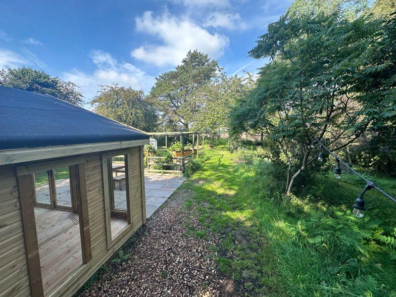 Outside garden room
