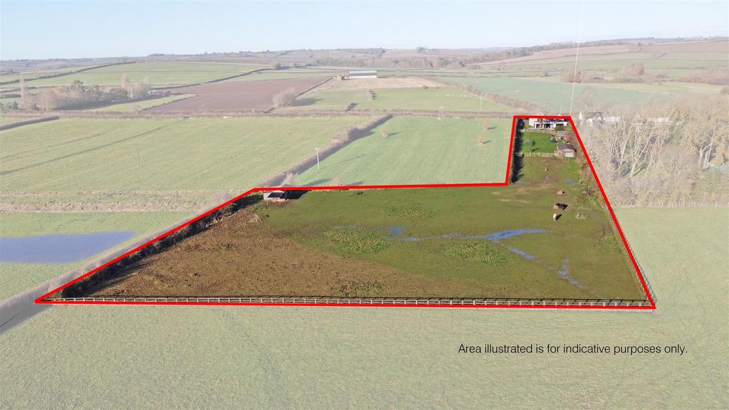 Gardens &amp; paddock - indicative &amp; for illustrative